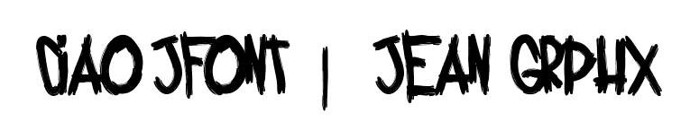 Ciao jFont | Jean Grphx font preview